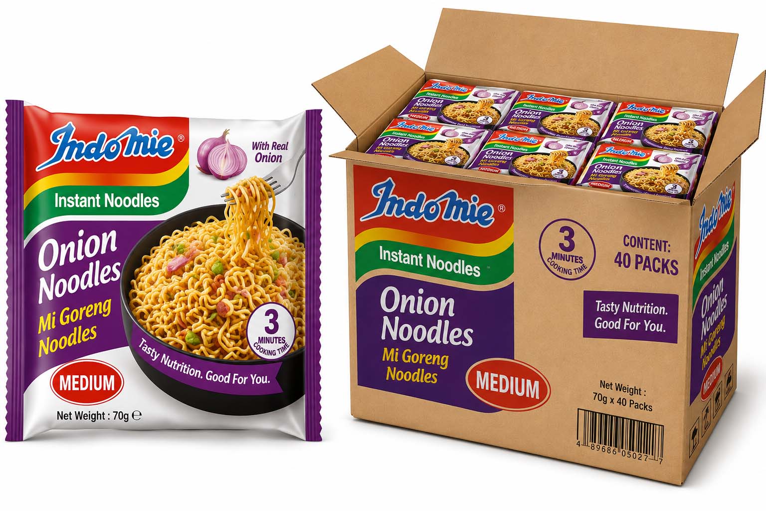 Indomie Onion Noodles Medium