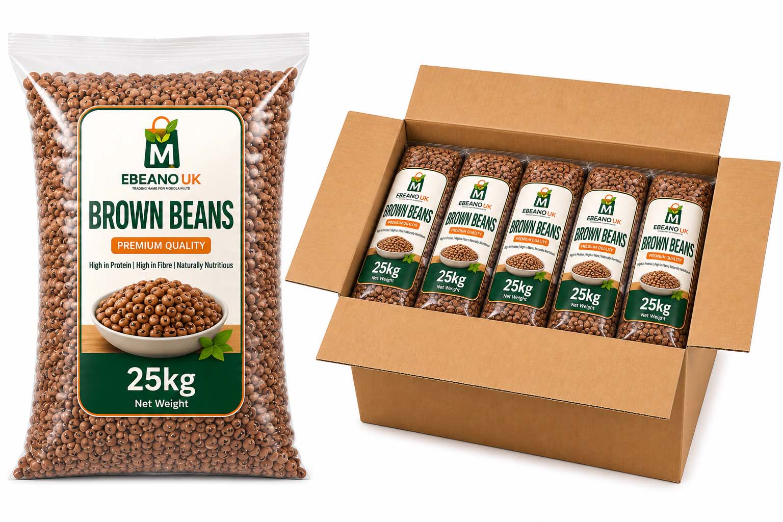 Brown Beans 25kg