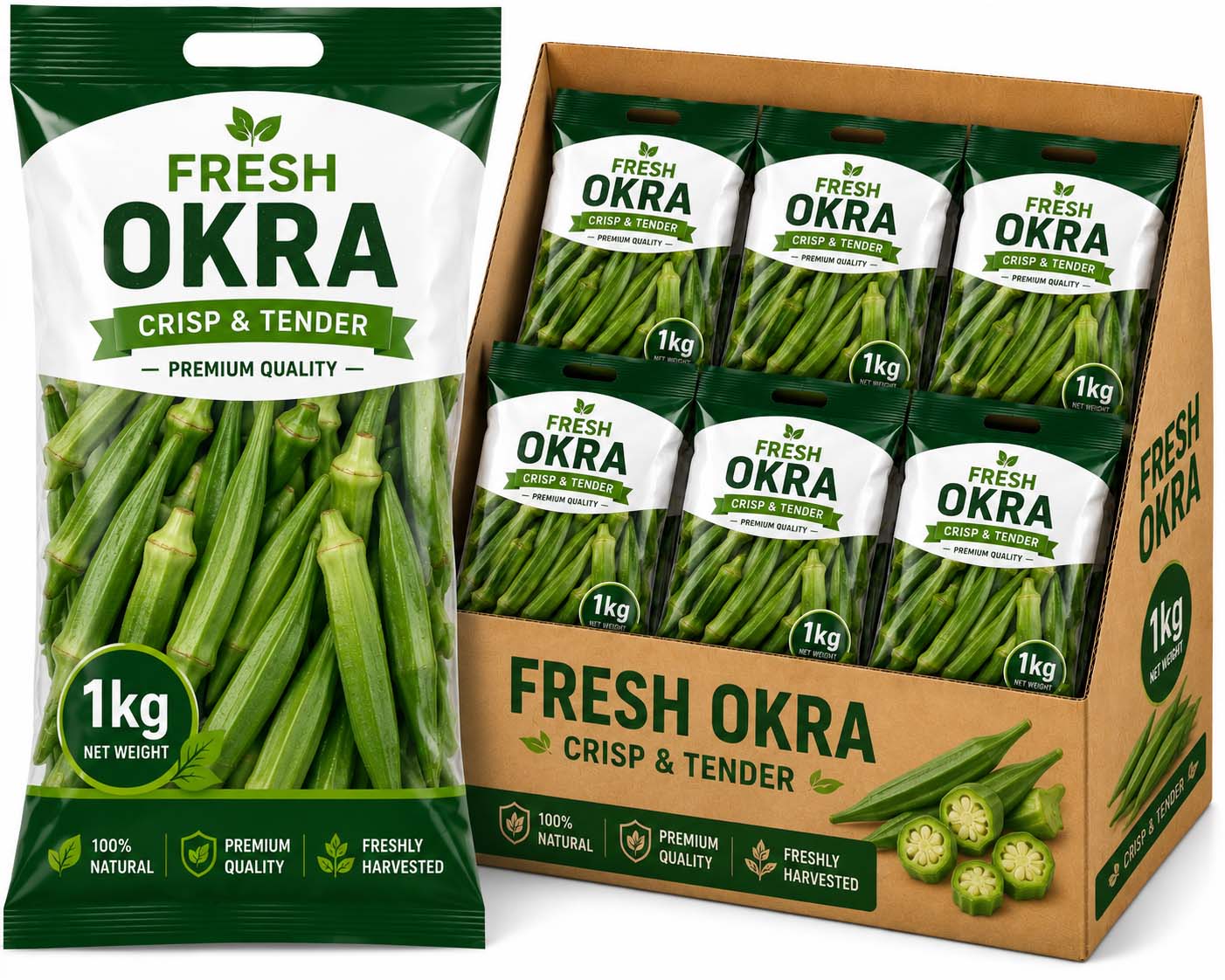 Fresh Okra 1kg